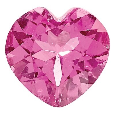 Pink Tourmaline 4mm Heart Faceted AA Quality Gemstone PT-0400-HTF-AA, MPN: PT-0400-HTF-AA,