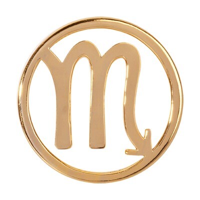Nikki Lissoni Scorpio Gold-Plated 33mm Coin C119210GM, MPN: C119210GM, 8718627465011