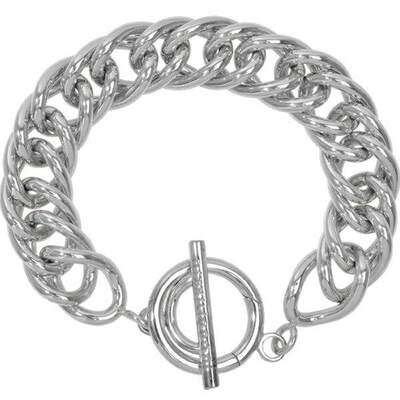 Nikki Lissoni Bracelet Silver-Plated 19cm 7.4 inch BRP01S19, MPN: BRP01S19, 8718627466001
