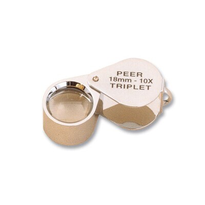 Peer Chrome-Plated 10X Triplet Magnifier JT3044, MPN: JT3044,