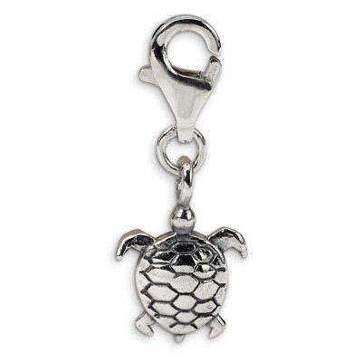 Turtle Click-on for Bead - Sterling Silver QRS569, MPN: QRS569, 883957724805