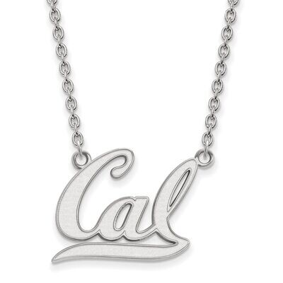 University of California Berkeley Large Pendant with Necklace Sterling Silver SS012UCB-18, MPN: SS0…