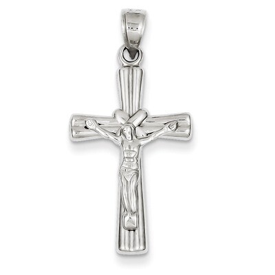 Reversible Crucifix Cross Pendant 14k White Gold D3255, MPN: D3255, 883957899589