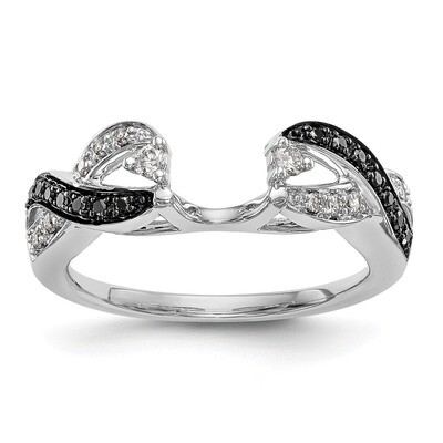 Black &amp; White Diamond Wrap 14k White Gold RM3091B-BK-021-WAA, MPN: RM3091B-BK-021-WAA, RM3091B-BK-0…