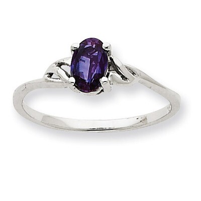Polished Geniune Rhodolite Garnet Birthstone Ring 10k White Gold 10XBR147, MPN: 10XBR147, 883957216…