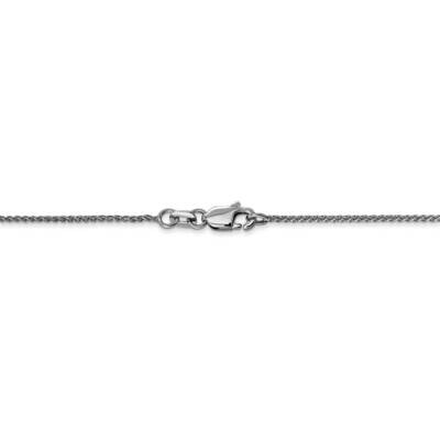 22 Inch 1.0mm Spiga Diamond-cut Pendant Chain 14k White Gold PEN154-22, MPN: PEN154-22, 886774590523