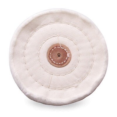 Stitched Leather Center - Finex 50-Ply Muslin Buff JT1208, MPN: JT1208, 654207126348