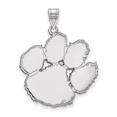 Clemson University x-Large Pendant 14k White Gold 4W005CU, MPN: 4W005CU, 886774832005