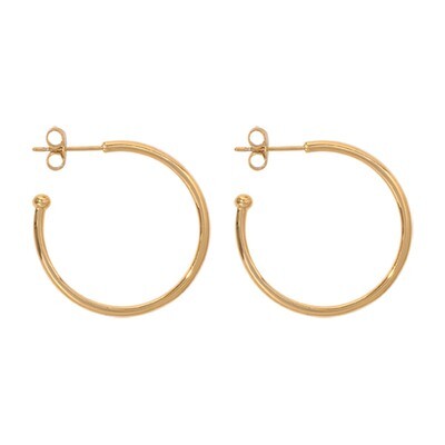 Nikki Lissoni Gold-Plated Earrings 28mm EA1002G, MPN: EA1002G, 8718627464922