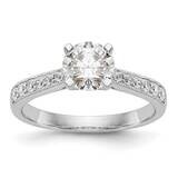 Si1/Si2, G H I, Semi-Mount Engagement Ring 14k White Gold Lab Grown Diamond RM2882E-025-7WLG, MPN: …