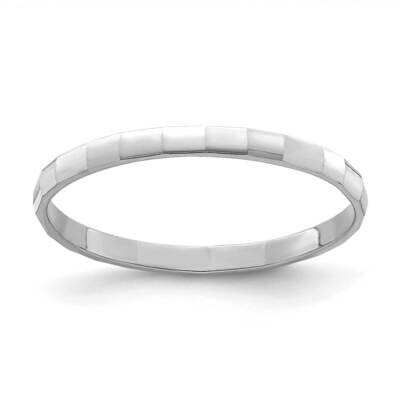 Bamboo Toe Ring 14k White Gold R783W, MPN: R783W, 883957670065