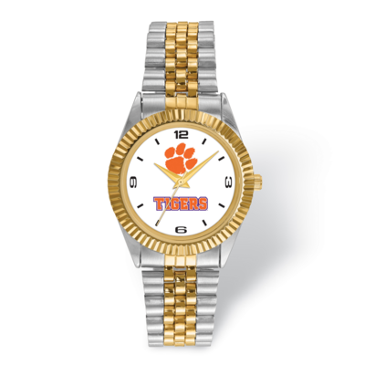 Clemson University Pro Two-tone Mens Watch CU165, MPN: CU165, 191101125065