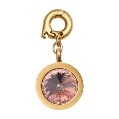 Nikki Lissoni June Charm with An Alexandrite Swarovski Stone Gold-Plated 15mm D1169GS, MPN: D1169GS…
