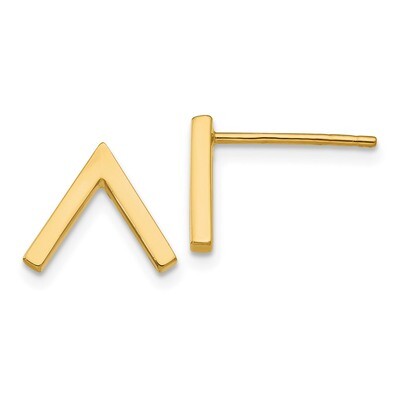 Leslie&#39;s Stud Earrings 14k Gold Polished HB-LE1677, MPN: LE1677, 191101760792