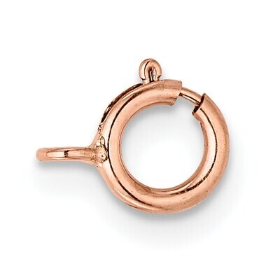5.5mm Spring Ring Clasp Rose Gold Filled RGF4991, MPN: RGF4991,