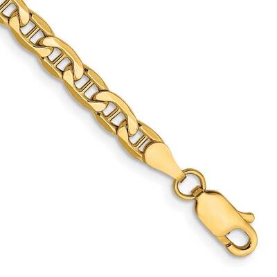 4mm Semi-Solid Anchor Chain 9 Inch 10k Gold 10BC100-9, MPN: 10BC100-9, 191101568268