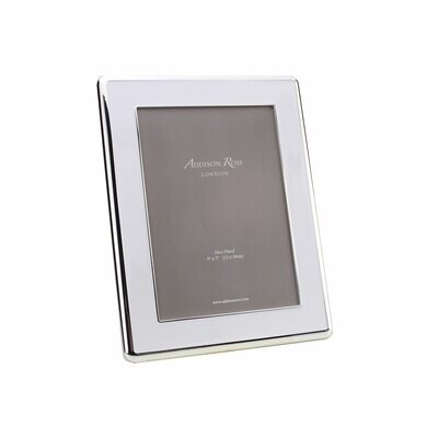 Addison Ross 5 x 7 Inch 30mm Silver &amp; White Picture Frame Silver FR6101, MPN: FR6101, UPC/EAN: 5024…
