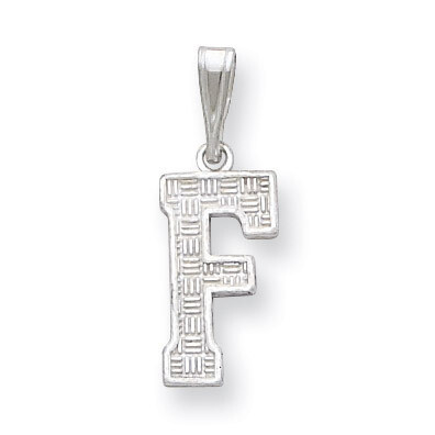 Initial F Charm Sterling Silver QC2762F, MPN: QC2762F, 883957906553