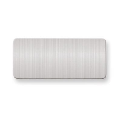 11/16 x 1 9/16 Satin Aluminum Plates-Sets of 6  GL6674-SA, MPN: GL6674-SA,