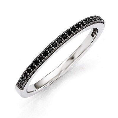 Ring Sterling Silver &amp; Cubic Zirconia Polished QMP1194, MPN: QMP1194, 886774577968