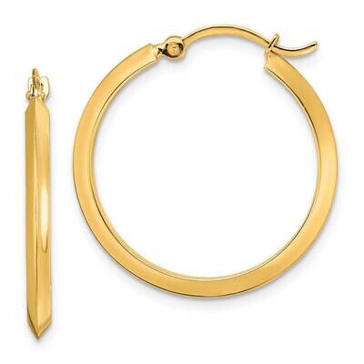 Hoop Earrings 14k Gold Polished  TF1630, MPN: TF1630, 883957970455