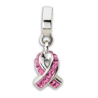 Swarovski Elements Awareness Dangle Bead - Sterling Silver QRS1862, MPN: QRS1862, 883957310589