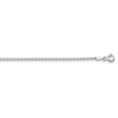 1.85mm Diamond-Cut Forzantina Cable Chain 22 Inch Sterling Silver QPE88-22, MPN: QPE88-22,