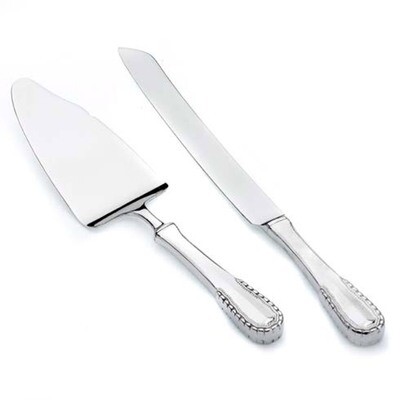 Ricci Merletto 2 Piece Cake Knife And Server, MPN: 10766, 644907107662