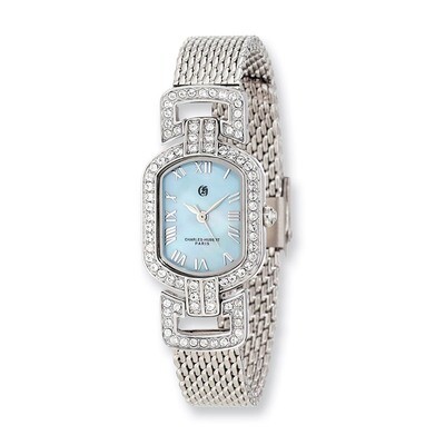 Charles Hubert Blue MOP Dial with Stainless Steel Mesh Band Watch XWA4319, MPN: XWA4319, 8488700005…