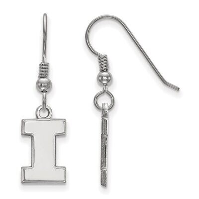 University of Illinois Small Dangle Earring Wire Sterling Silver SS007UIL, MPN: SS007UIL, 886774708…