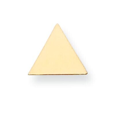 Triangle Shape Stamping 14k Yellow Gold YG1197, MPN: YG1197,