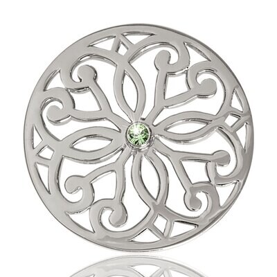 Nikki Lissoni Baroque Fantasy Silver Plated 33mm Coin C1040SM01, MPN: C1040SM01, 8718627461266