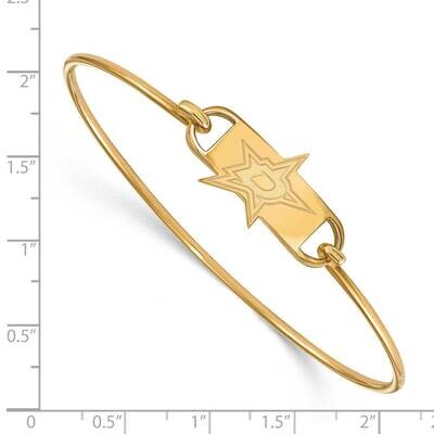 Dallas Stars Small Ctr Wire Bangle Gold-plated Sterling Silver GP015STA-7, MPN: GP015STA-7, 1911011…