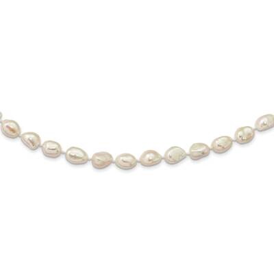 7X11 Baroque White Cultured Freshwater Pearl Necklace 14k Gold XF766-18, MPN: XF766-18, 883957937533