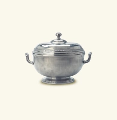 Match Pewter Beaded Round Tureen a529.0, MPN: a529.0,