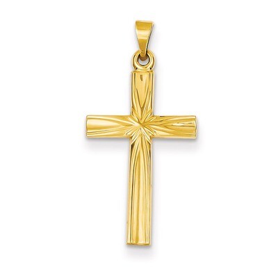 Latin Cross Pendant 14k Gold Polished XR172, MPN: XR172, 886774619866