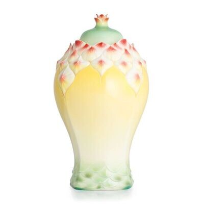 Franz Porcelain Pineapple Ginger Jar FZ02856, MPN: FZ02856,