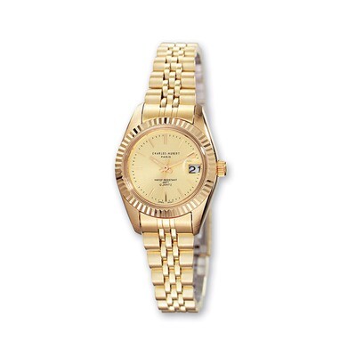 Ladies Charles Hubert IP-plated Champagne Dial Watch XWA1003, MPN: XWA1003, 811233014036