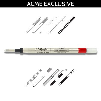 Acme Acme Ballpoint Hibiscus Red Refill PREFP900BPRD, MPN: PREFP900BPRD