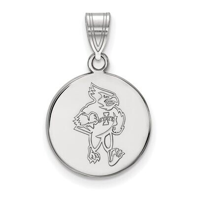 Iowa State University Medium Disc Pendant Sterling Silver SS037IAS, MPN: SS037IAS, 886774686424