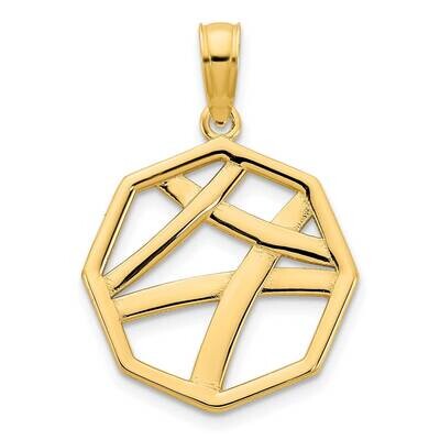 Fancy Pendant 14k Gold D5086, MPN: D5086,