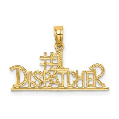 #1 Dispatcher Charm 14k Gold K8902, MPN: K8902, 637218029938