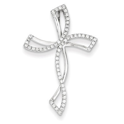 Diamond Cross Pendant 14k White Gold XP3670AA, MPN: XP3670AA, 883957475035