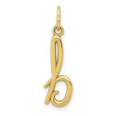 Yellow Gold Letter B Initial Charm 10k Gold 10YC1060B, MPN: 10YC1060B,
