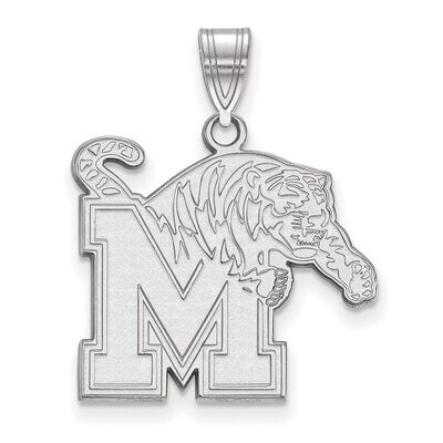 University of Memphis Large Pendant 14k White Gold 4W004UMP, MPN: 4W004UMP, 886774831411