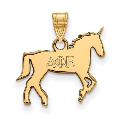 Delta Phi Epsilon Small Pendant Gold-plated Silver GP035DPH, MPN: GP035DPH, 886774937274