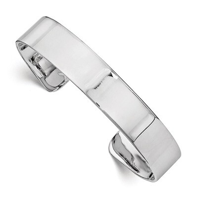 Cuff Child&#39;S Bangle Sterling Silver Rhodium-plated Polished QB873, MPN: QB873, 191101387883