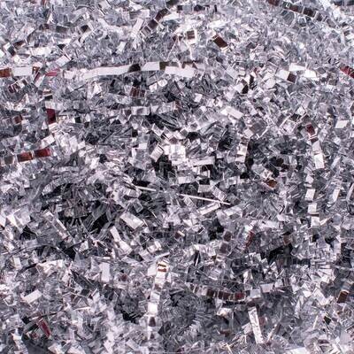 Silver Metallic Color Crinkle Cut Shredded Paper JT5109-SV, MPN: JT5109-SV,