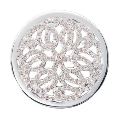 Nikki Lissoni Sparkling Baroque Silver-Plated 33mm Coin C1136SM, MPN: C1136SM, 8718627462829
