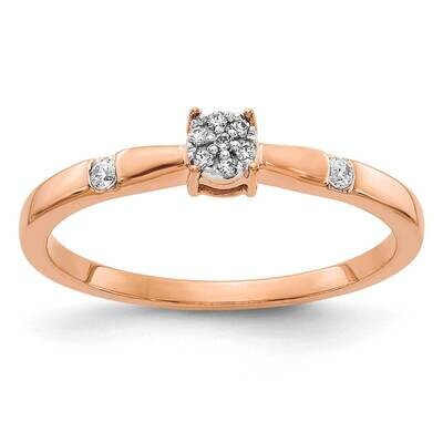 Diamond Cluster Ring 14k Rose Gold RM5641-007-RA, MPN: RM5641-007-RA, 883957834641